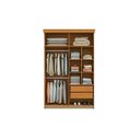 Ver imagem 2 de Roupeiro London 4pts - Corda/freijó