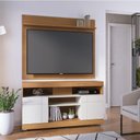 Ver imagem 1 de Rack Bancada Ambiente Yara e Painel para Tv Maia Freijó Off White – Colibri