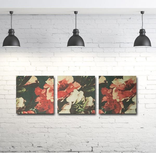 Quadro Decorativo Modular Flores M7 - 1