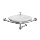 Ver imagem 2 de Barra de proteção para lavatório de canto em aço inox - Barracerta