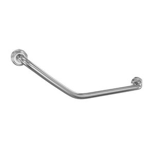Barra de apoio angular 70 cm de aço inox para box - Barracerta