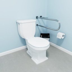 Barra de apoio Articulada 70 cm em aço inox lado esquerdo - Barracerta - 2