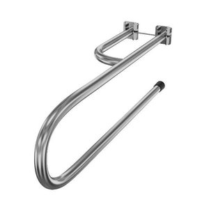Barra de apoio Articulada 70 cm em aço inox lado direito - Barracerta