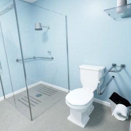 Barra de apoio Fixa para vaso sanitário 60 cm em aço inox lado esquerdo - Barracerta - 3