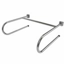 Ver imagem 1 de Barra de apoio Articulada Dupla para vaso sanitário em aço inox - Barracerta