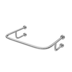 Barra de proteção para lavatório Modelo U em aço inox - Barracerta