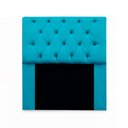 Ver imagem 2 de Kit Cabeceira Mirage + Calçadeira Grécia Solteiro 120cm Suede - Ecotec Decor:Azul Turquesa