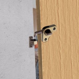 Trinco Inteligente 40mm Fumê Para Porta De Correr - 4