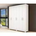 Ver imagem 1 de Guarda Roupa 6 Portas e 2 Gavetas Lana Branco - Acp