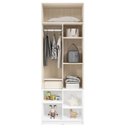 Ver imagem 5 de Quarto Infantil Cama com Grades Petit e Guarda Roupa Curió 2 Portas Casatema MadeiraOriginals Branco