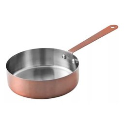 Kit 2 Mini Frigideira Inox Servir Decorar Panelinha 11,5cm - 6