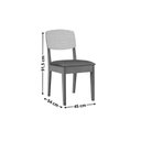 Ver imagem 3 de Conjunto: Mesa de Cozinha Havana Tampo Curvo 120cm+4 Cadeiras Havana Naturale - Suede Marrom -