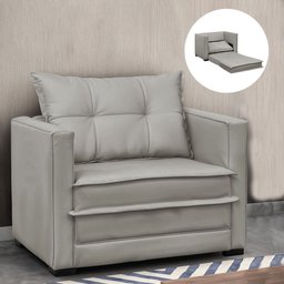 Poltrona Cama Retrátil Solteiro Milenni Veludo B03 - D'rossi - 1