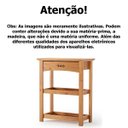 Ver imagem 7 de Aparador 1 Gaveta 72 cm e Cristaleira 2 Portas Bella Slim Carvalho Fosco