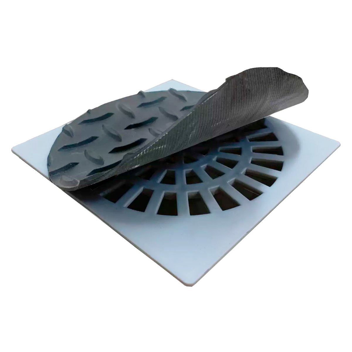 Kit com 4 Protetor Tampa para Ralo Borracha 20cm - 5