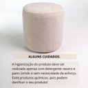 Ver imagem 6 de Kit 03 Puff Perse 36cm Redondo Decorativo Sala Quarto Tecido Bouclé