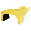 Ver imagem 2 de Kit Maca e Escada Para Massagem e Estética Suede Amarelo - LM DECOR