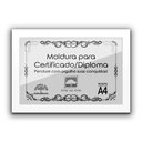 Ver imagem 5 de Kit 5 Certificados/Diplomas A4 Com Tela De Acetato E Mdf Titulo Moldura Branca