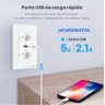 Tomada Inteligente Dupla e USB Wi-Fi NovaDigital - 5