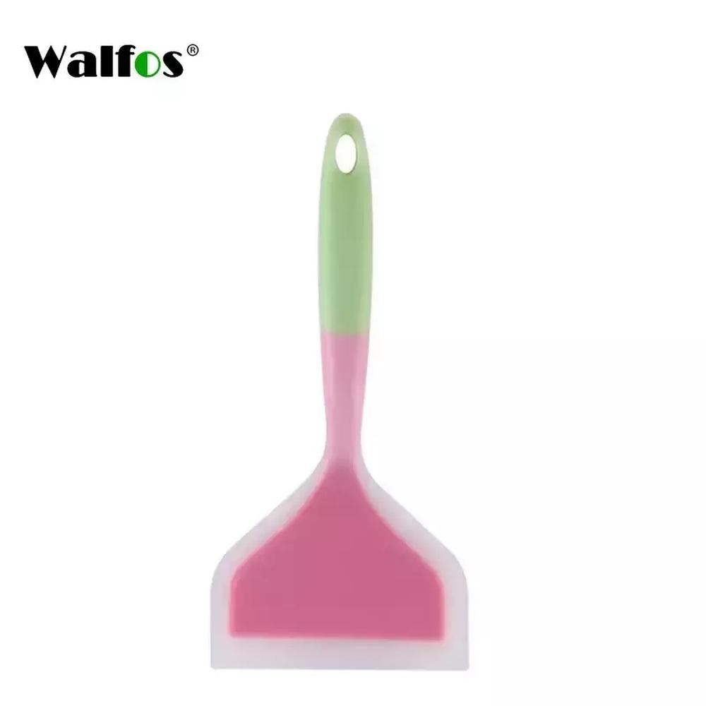 Espátula de Silicone para Omelete Pá Walfos Elashopp Rosa Verde