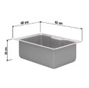 Ver imagem 4 de Cuba Gourmet 60x42 com Torneira Flexivel de Bancada
