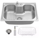 Ver imagem 2 de Cuba Gourmet 60x42 com Torneira Flexivel de Bancada