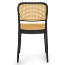 Ver imagem 6 de Conjunto Mesa de Jantar Redonda Venezia 70x70cm Preta com 4 Cadeiras Roma - Preto