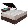 Cama Box Bau Queen Orlando Pikolin Marrom 158x198 - 1