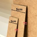 Ver imagem 6 de 40 Ripas Shiplap Rbl em Mdf Cru para Decorações 90 X 10