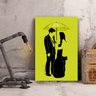 Quadro decorativo HIMYM Ted e Tracy - Tela em Tecido - 2