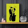 Quadro decorativo HIMYM Ted e Tracy - Tela em Tecido - 1