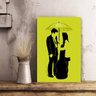 Quadro decorativo HIMYM Ted e Tracy - Tela em Tecido - 3