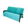 Sofá 3 Lugares Sol Azul Turquesa - 2