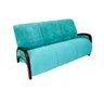 Sofá 3 Lugares Sol Azul Turquesa - 1