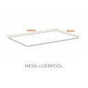 Ver imagem 2 de Tampo para Mesa em Vidro 140cm Liverpool Fratini