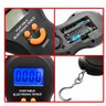 Balança Digital Portátil De Mão Com Gancho De Aço p/ Bolsa Sacola E Mala Peixe De 10g Até 50kg Lb Oz - 4