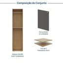 Ver imagem 4 de Módulo 45x180 2 Portas 1 Kit Prateleira Frame CabeCasa MadeiraOriginals