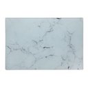Ver imagem 1 de Tábua de Corte de Vidro Retangular Estampa Mármore 35x25cm Elegante e Higiênica:Marmore Branco