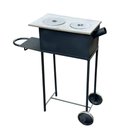 Ver imagem 2 de Fogão e Churrasqueira 2 Bocas 22x60x40cm