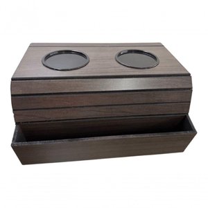 Esteira para Sofá Suporte Copos e Controle Remoto Tabaco.