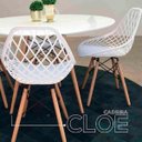 Ver imagem 2 de Cadeira Cloe Preta Base em Madeira Rivatti