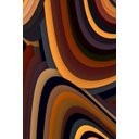 Ver imagem 1 de Quadro Decorativo Abstrato Vibrante, Tela em Canvas na Vertical Ideal Ambiente de Sala e Quarto