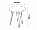 Ver imagem 5 de Mesa Lateral Decorativa Evolution Novare - Patrimar Móveis