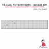 Régua Patchwork Scrapbook Corte Artesanato 10x60 Cm - Fenix - 4