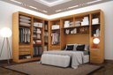 Ver imagem 4 de Módulo Completo Casal 12 Portas c/ Aéreo Áurea - Arbo Design