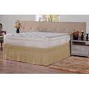 Ver imagem 2 de Saia Box para Cama Queen Babado com Altura Ajustável Raissa:Cáqui