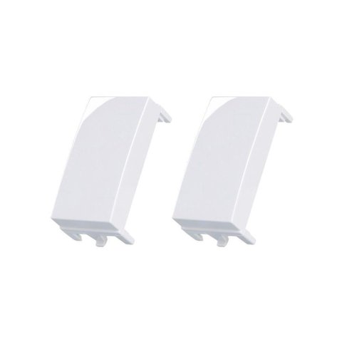 Módulo Cego Margirius Sleek 2 Unidades Branco