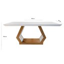 Ver imagem 3 de Mesa De Jantar 6 Cadeiras Retangular Alvorada Londrina Linho