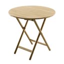 Ver imagem 1 de Mesa Dobrável Redonda Tramontina Bossa 80x75 Cm em Madeira Tauari Natural