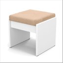 Ver imagem 3 de Penteadeira Camarim Eloá com Gavetas Mesa de Maquiagem Espelho Luz com Banqueta Branco Patrimar